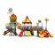 School outdoor spiral slide game outdoor playground kids play house equipment toys JMQ-18152C