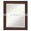 wall mounted walnut bathroom mirror