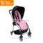 Luxurious baby strollers with compact foldable frames and washable fabrics to sun canopy & basket