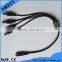 5.5mm x 2.1mm 1 Female to 4 Male DC Power Splitter Cable 0.4m