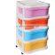 4 tier removable plastic storage drawer, plastic storage cabinet