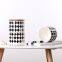 Creative Geometry Rhombus Square Black White Grid Ceramic Canisters Suit For Tea Coffee Sugar