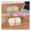 600Ml Healthy Material Lunch Box 2 Layer Wheat Straw Bento Boxes Microwave Dinnerware Food Storage Small Plastic Lunchbox