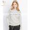 Woolen Crochet Sweater Pattern with Crystal Design,Knitted Jumper for Ladies