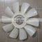 Excavator E312B swing reduction gearbox parts Vertical shaft seal plate and cooling fan blade
