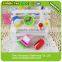 2015 Mini Cute Colorful 3D Rubber Eraser For School