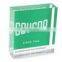 UV printing custom display acrylic eyewear brand block