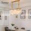 Modern Design Indoor Decoration Cafe Home Villa Luxury Crystal Hanging Pendant Lamp