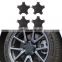 Car Wheel Center Hub  ABS Emblem Sticker Car Accessories Five-jaw Hub Cover For Tesla Model 3