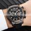 Lige 9902 Modern Mens Stainless Steel Hand Watch Quartz Movt Chrono Water resistant Luxury Men Watch Reloj