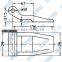 01136 Container door hinge