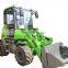 4wd hydrostatic transmission front loader with 3 cylinders engine , mini wheel loader