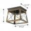 ceiling lamps pendant light designer farmhouse Vintage Style Caged E26 Flush Mount Edison Indoor Ceiling Light
