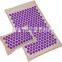 Natural Linen Acupressure Mat Coconut Fiber Buckwheat Husk Lotus Spike Yoga Massage Mat Massager Cushion Pain Relieve Stress