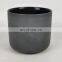 Custom Matte Candle Vessels Ceramic Embossed Logo Empty Candle Container In Bulk Wholesale Candle Jar