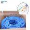 Made in china high speed 4pr 23awg cat6 pure copper cable utp cable 305m cable with best service