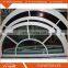 Modern new house soundproof picture window aluminum half circle window