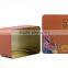 square cholocate tin case packaging metal can candy box
