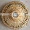 Handcrafted natural Rattan Lampshade rattan pendant light wicker ceiling light decor manufacturer