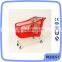 Factory design plastic supermarket trolley