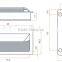 2015 FEILEI LS04 nickel handle for sliding door