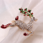 Elk Wreaths Christmas Tree Bells Snowflakes Napkin Ring Holder Christmas