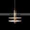 Customizable Black Marble Chandelier with High Quality LED Light Source Spiral Design for Bedroom or Dining Room Decor