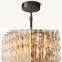 Exquisite Modern Luxury Diamond-Cylindrical Crystal Pendant Chandelier for Living Dining room Kitchen Island Foyer Bedroom