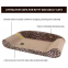 MEOW LOVE Custom 24 Inch Cat Scratcher Cardboard Sofa Extra Large Size Cat Scratcher for Indoor Cats