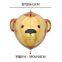 New Arrival Cartoon 4 D Bear Head Foil Helium Balloons Globos Animal Cartoon Balloon for Birthday Party Decoration