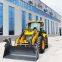CHEAPER CHINA FOUR WHEEL STEERING HZM799F BACKHOE LOADERS 2.5TON BACKHOE LOADERS WITH FAMOUS TRANSMISSION SYSTEM