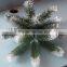 PE Artifical Christmas Pine Branch with white tips