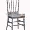 tiffany catering acrylic plastic high back crown royal chair for wedding in hotel furniture
