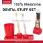 D670 plastic bathroom set with toothbrush holder tumber toothpaste squeeazer bathroom furniture