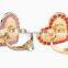 360 Rotation Cute Metal Cartoon Shap Holders Gold Finger Animal Ring Holder For Mobile Phone