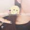 emoji elastic tie hair/emoji Endearing hair bands elastic ribbon for hair ties