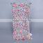 Small Flower and Polka Dot Printed Tassel Viscose Islamic Scarf for Women