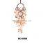 Chinese Latest Design Handmade Brown Feathers Wall Hanging Decoration Beautiful Fashion Dream Catcher With 5 Circles