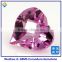 checker cut red heart good quality 3# synthetic ruby stone prices