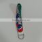Soft neoprene bulk custom keychain & personalized printed wristband key chains