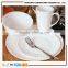 new design healthy food 16pcs embossed porcelain dinner set