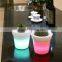 waterproof glowing flower pot bulk led flower pot decoration