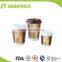Logo printed disposable 4oz paper coffee cups with plastic lid