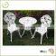 2016 new leaf design garden cast aluminum bistro set cheap garden coffee bistro set                        
                                                                                Supplier's Choice