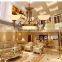 marble Style Classical full Copper luxury decorative lighting Chandelier For wall light 619-2W