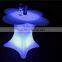 modern beautiful design party wedding outdoor waterproof flower led light table