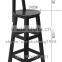 Modern wooden bar stool solid wood bar chair high chair hot sales