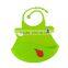 Adjustable Waterproof Cute Silicone Baby Bib Pocket Bib