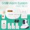 Newest alarm system wireless alarm system with google play store app download & alarm system work with ip camera