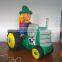 DJ-XT-20 inflatable peasant driving green tractor lovely toy company profile advertising